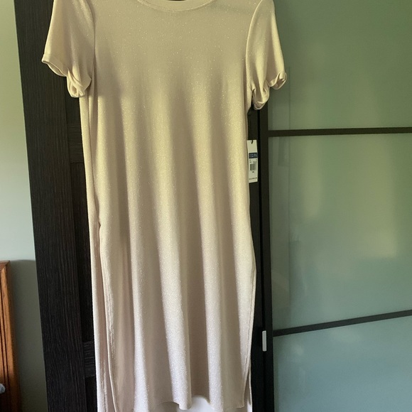 Shimmery cream hi-low dress - Picture 1 of 3